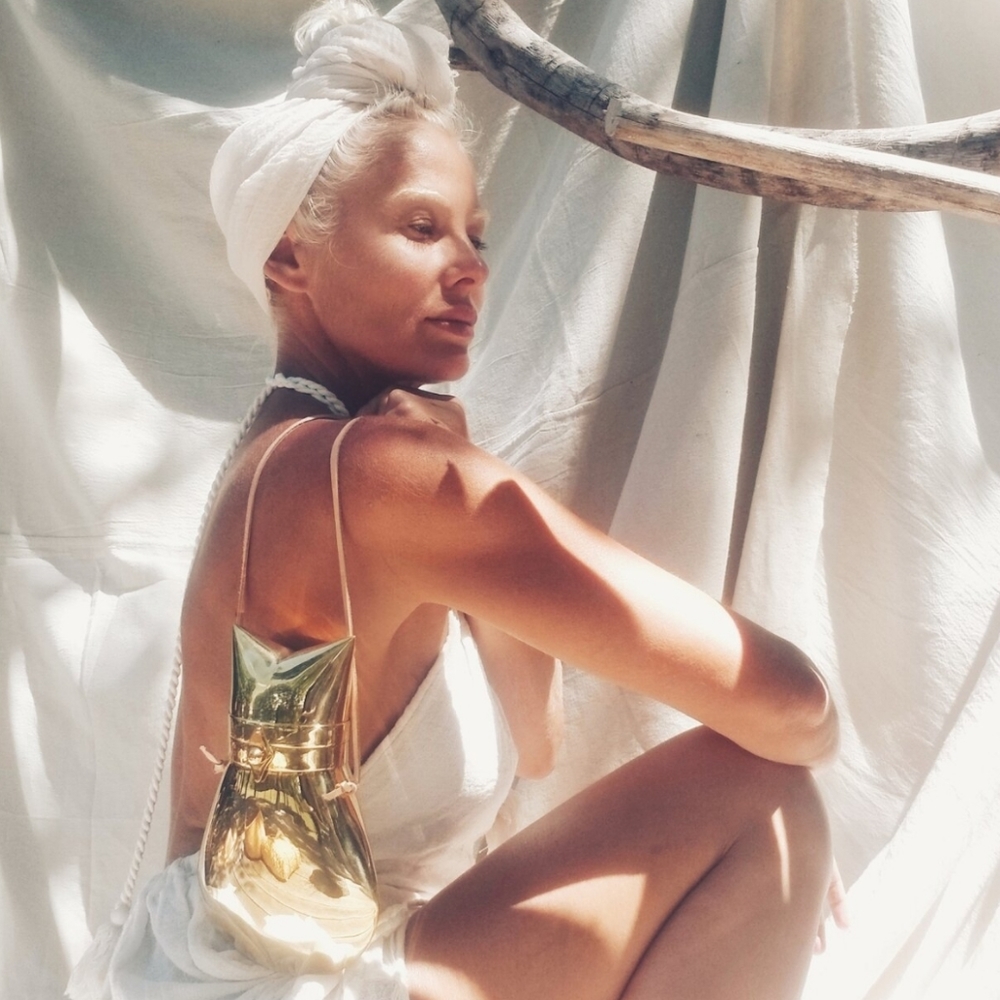 Solid Aged Brass Bag Unique Only Small Qty Made - image 3